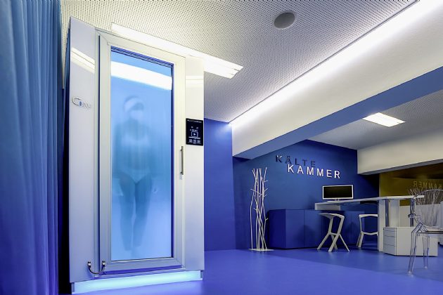 Kältekammer im Hotel Allmer 